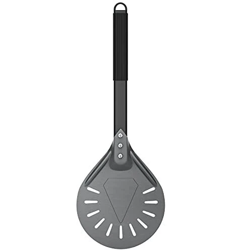Karboby Pelle à Pizza Perforée, Pizza Paddle en Aluminium Anodisé Dur pour Four