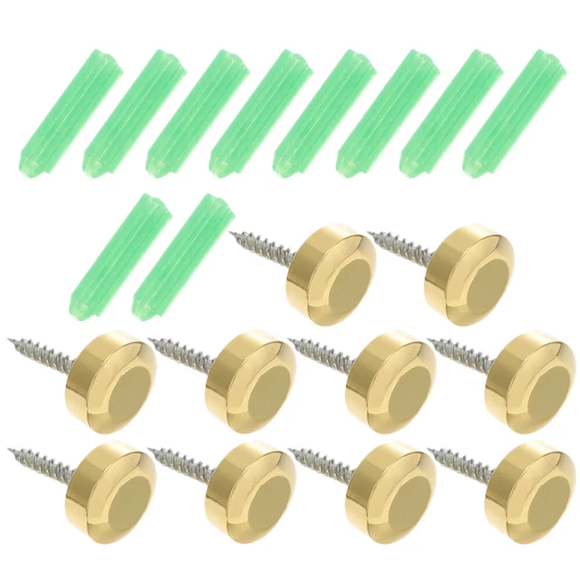 10 Pcs Tappi A Vite Vite Decorativa A Specchio Decorazioni Per Unghie Chiodo