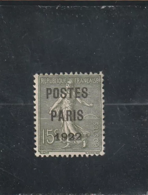 L5713 FRANCE TIMBRE PREOBLITERE  N° Y&T 31 " Type Semeuse " NEUF* MH