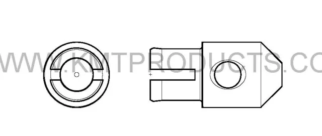 KMT Dellorto type 4576. D20 push-in jet for Vespa-PX. Sizes 35-165. Made in UK. 3