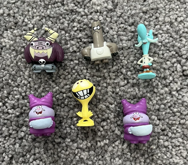 LOT OF 6 Cartoon Network Chowder & Foster’s Home 1” Mini Figures 45.00