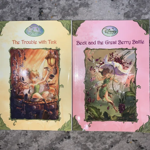 Disney Fairies 2 Paperback Book Lot ~ Tink And Beck