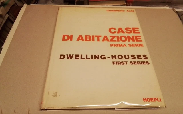 G. Aloi CASE DI ABITAZIONE, Prima serie Hoepli 1971, 22d25