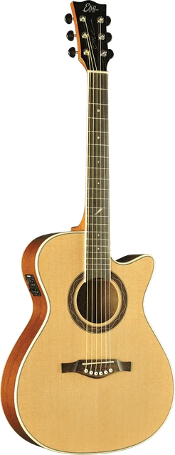 Guitare Electro Acoustique Auditorium Cutaway Naturelle Eko One-018Cweq-Nat 3