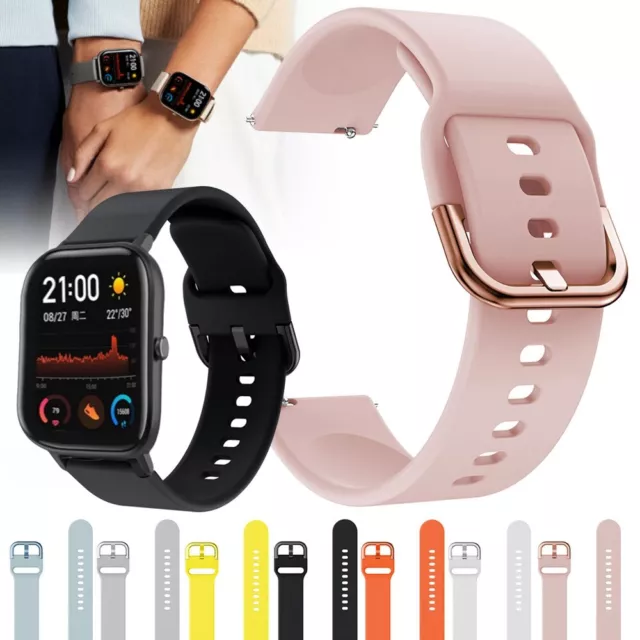 20mm Silikon Armband Uhrenarmbänd Strap für Xiaomi Huami Amazfit GTS Smart Watch