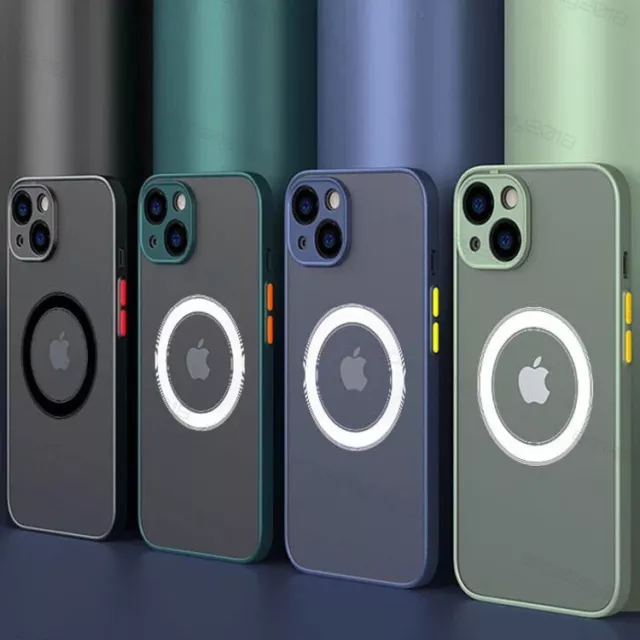 For Apple iPhone 14 13 12 11 Pro Max Case Mag Safe Magnetic Camera Lens Cover