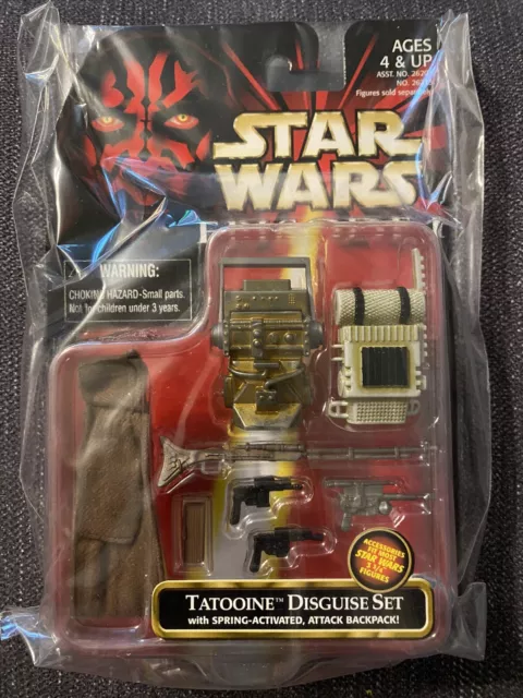 Hasbro Star Wars Episode 1 TATOOINE DISQUISE SET Action Figure Upgrades NIB