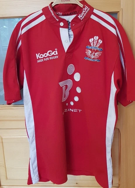 Maillot De Rugby Llanelli RFC Extérieur 2006/2007 - Marque Kooga, Taille 2XL, Bleu - Occasion Très Bon état