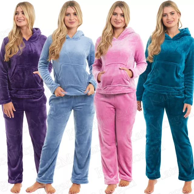 LADIES GIRLS PYJAMA SET SOFT & COSY WARM  Size 8-22 PYJAMAS **NEW* 2023 STOCK **