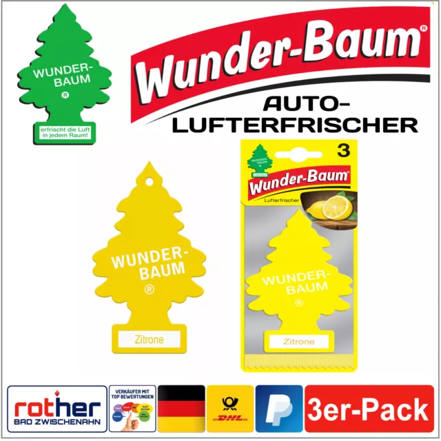 WUNDER-BAUM CELEBRATE 3ER Duftbäumchen Kuchen Cake Wunderbaum 3  Lufterfrischer EUR 5,99 - PicClick DE