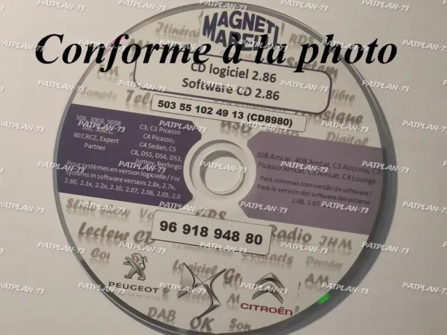 Mise à Jour firmware software Système Multimédia Peugeot-Citroen-cd 2.86-B1 PSA