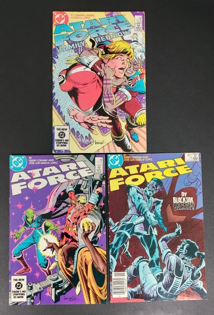 Atari Force #4 #7 #11 Conway Andru DC Comics Lot 1984