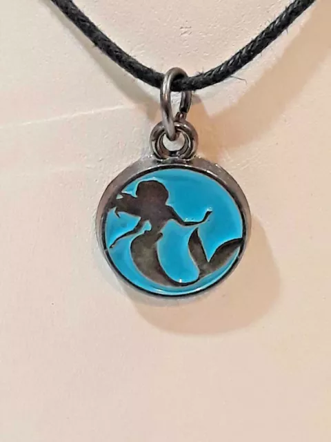 Disney The Little Mermaid Ariel Silhouette Pendant Necklace