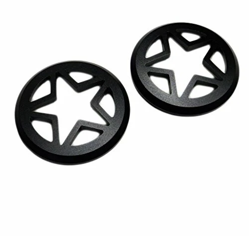 Jeep Wrangler JK 2007 to 2015 Front Fog Light Guard Covers Kit Black (2pc Set)