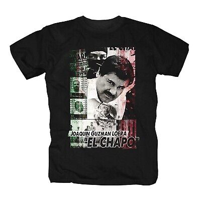 El Chapo Joaquín Guzman Loera Mafia Pate  T-Shirt S-5XL