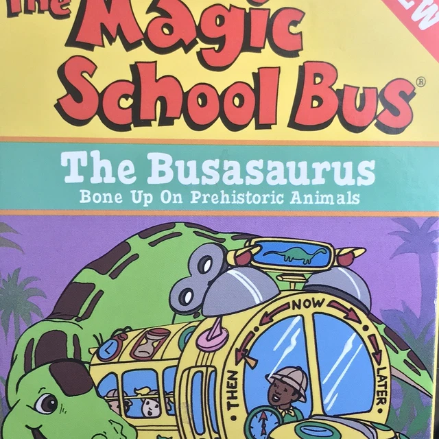 THE MAGIC SCHOOL Bus The Busasaurus VHS Kidsvision Educational ...