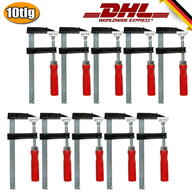 Produktbild von 10x XT-LINE Klemmfedern 230 Mm – Extrem Harte Power-Feder, GS-geprüft, Für Leim Und Spannarbeiten