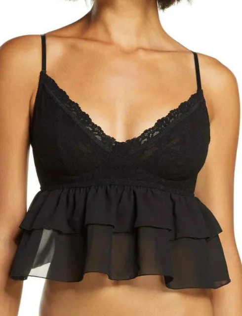 Faith Black Sheer Embroidered Cami and Short Set – Playful Promises