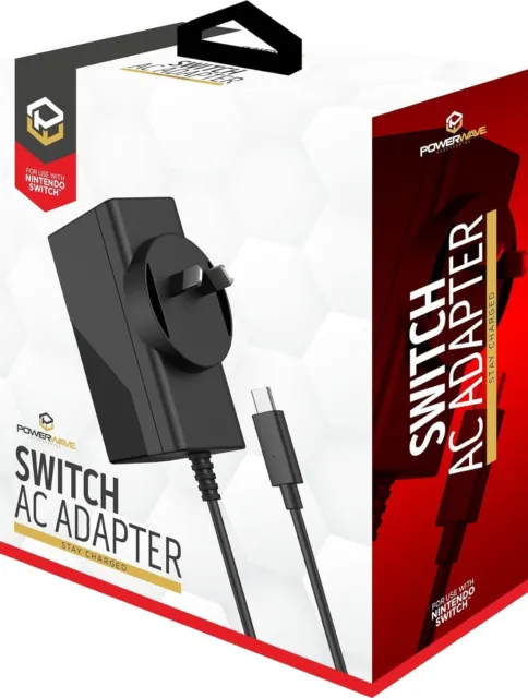 Powerwave Switch AC Adapter for Nintendo Switch Consoles Charging Stations