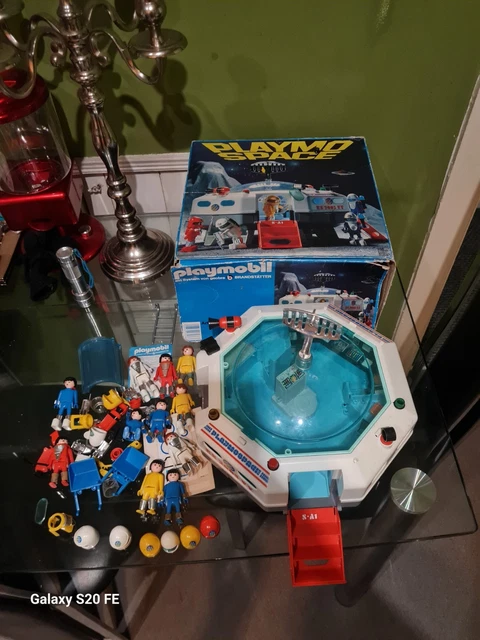 PLAYMOBIL VINTAGE ESPACE playmospace navette cosmonautes set 3534 de
