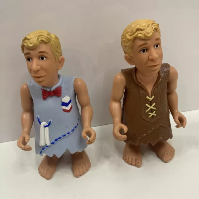 2 Vintage Flintstone's Movie 'Barney Rubble' U.C.S./Amblin 5" Figures 1994