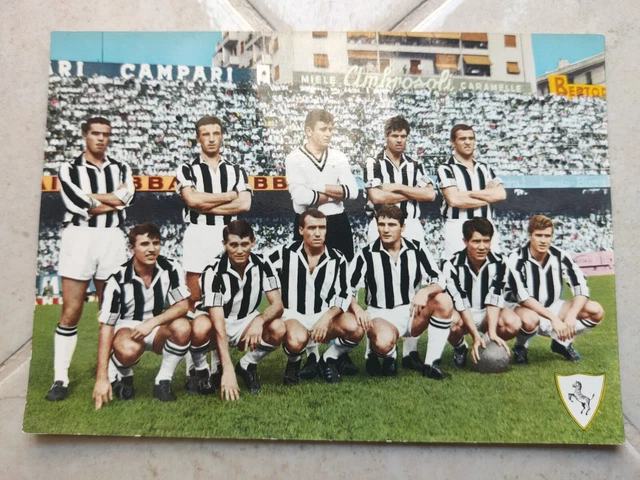 Juventus 1975/76 - Cartolina con tutti gli Autografi sul retro - Hurrà