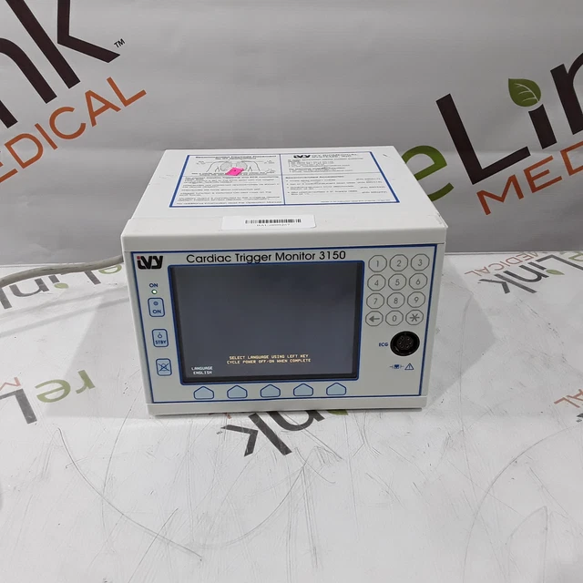 Ivy Biomedical Cardiac Trigger Monitor 3150 Patient Monitor