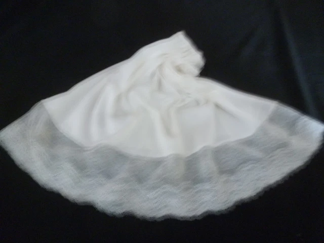 Jupon Vintage En Dentelle Taille 38/40/42 - Rose Foncé, Élastique à La Taille, Longueur 52 Cm
