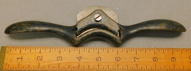 Stanley Rule & Level Co.  # 55 Hollow Face Spoke Shave    c. 1900 Antique Tool