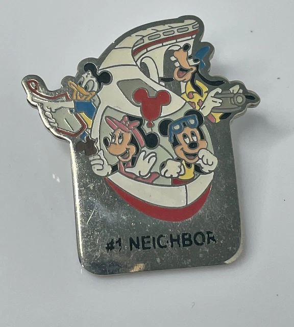 Walt Disney World Fab 4 Monorail #1 Neighbor Pin