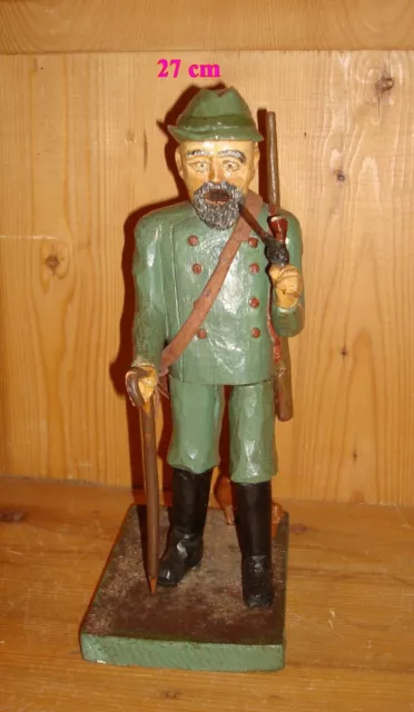 alter  geschnitzter Räuchermann Jäger um 192/30 erzgebirge