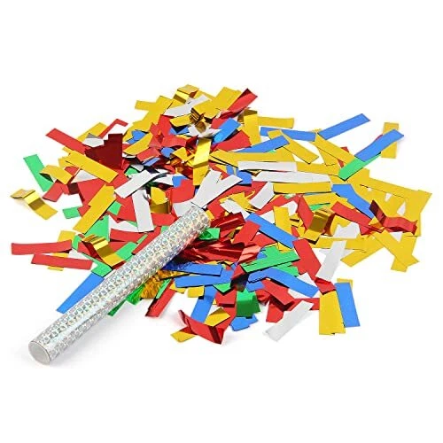8Pack Confetti Wands, Glitter Metallic Confetti Poppers For Party Decoration,