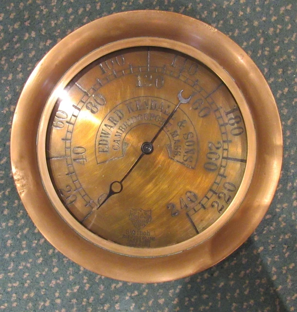 Vintage Steam Pressure Gauge FOR SALE! - PicClick
