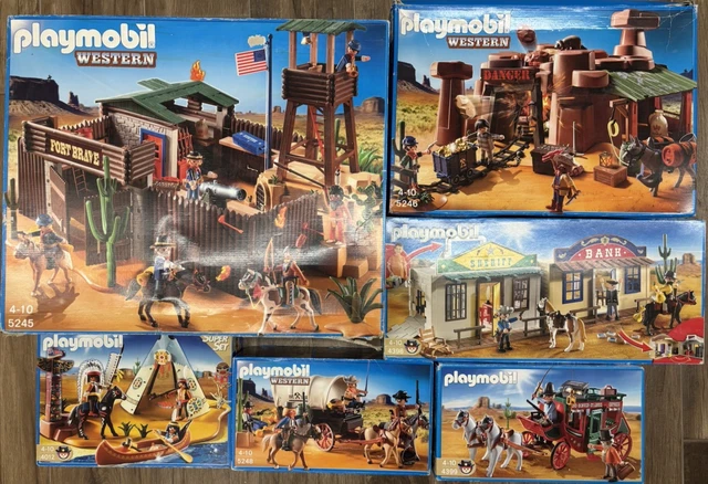 葵 Playmobil Western Fort Brave Fortino Playmobil Istruzioni Vintage