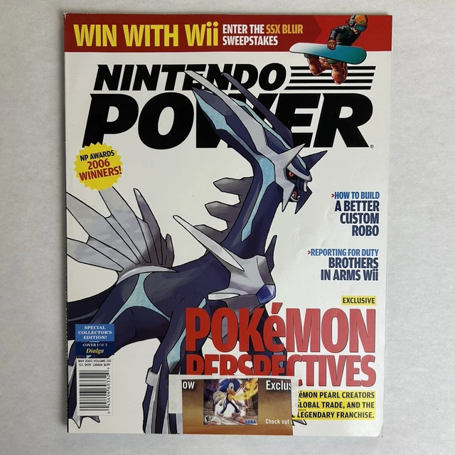 NINTENDO POWER MAGAZINE [Volume 215] May 2007 Pokemon Dialga w/ Zelda ...