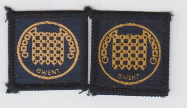 Boy Scout Badges GWENT Wales gold+yellow