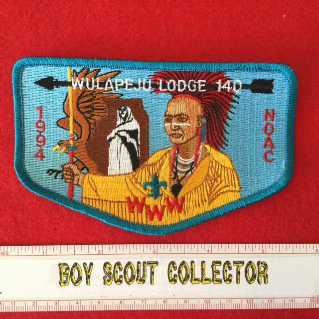 Boy Scout OA Wulapeju Lodge 140 1994 NOAC Order Of The Arrow Pocket Flap Patch