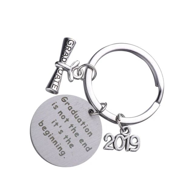 2019 Graduation Hanging Pendant Keychains Metal Keychain Key Chain 5
