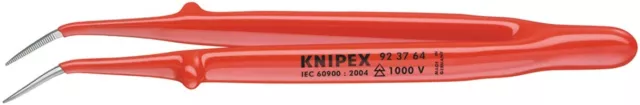 Präzisionspinzette Länge 150 mm 45? gewinkelt verchromt KNIPEX