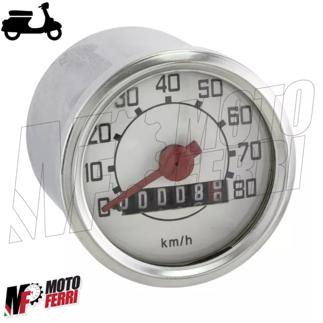 MF5361 Set Compteur Kilométrique + Câble + Engrenages Vespa 50 R L N Feux Rond 3