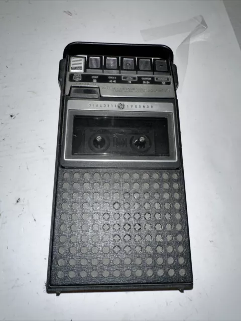 Vintage Ge General Electric 3-5013A Portable Cassette Tape Recorder Player