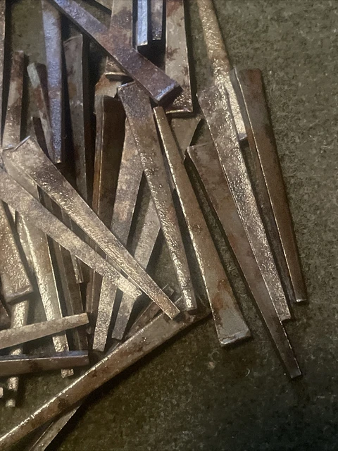 Vintage Square Cut Nails 2-1/4”  USA.    75 pc.     Unused 2