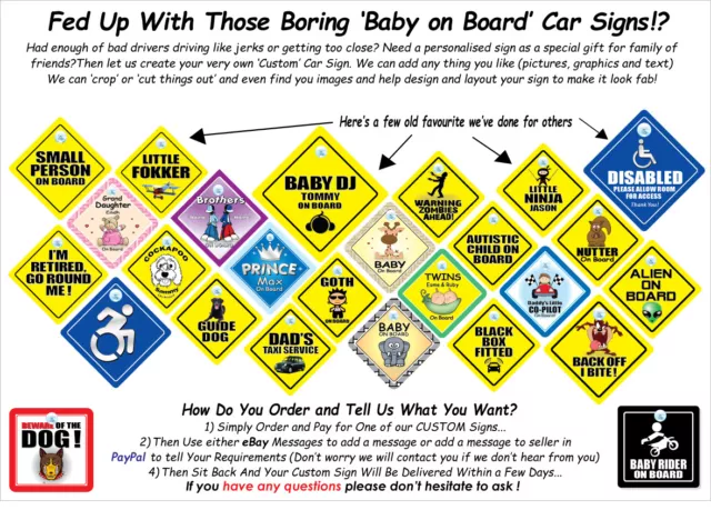 Little Madam an Bord Autoschild Baby an Bord Schild Saugnapf Babyschild 2