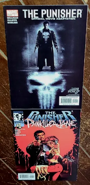 The Punisher Official Movie Adaptation #1/Punisher & Painkiller Jane #1 (Marvel)