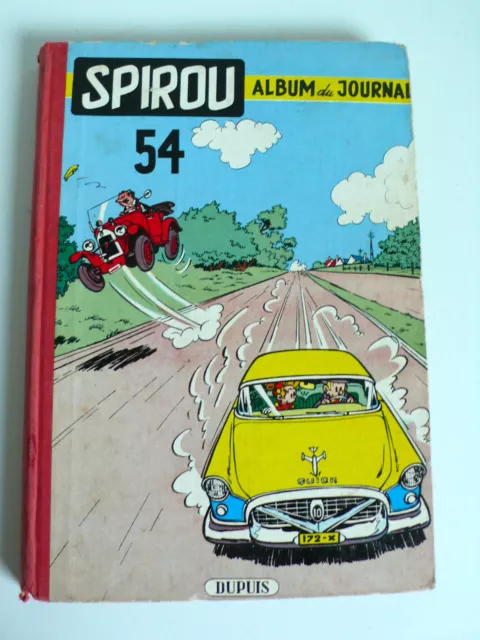 Spirou Et Fantasio   Recueil N°54   Ed. Dupuis   (899 Juillet 55 À 911 Sept. 55) 2