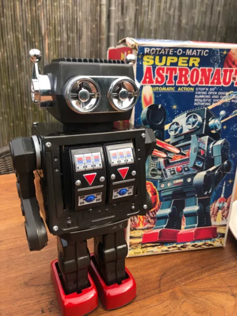 Blechspielzeug roboter Horikawa +ovp super astronaut tin toy robot  toy space