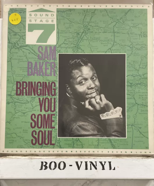 Sam Baker - Bringing You Some Soul~ Lp Vinyl Record RnB / Soul EX / VG+