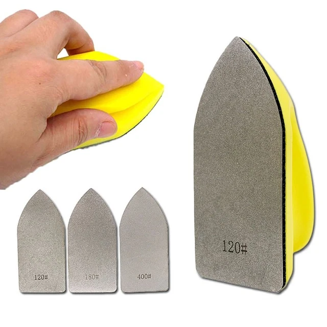 Diamond grinding Pad Hand Sanding Block Polishing Toos Trimming Buffing