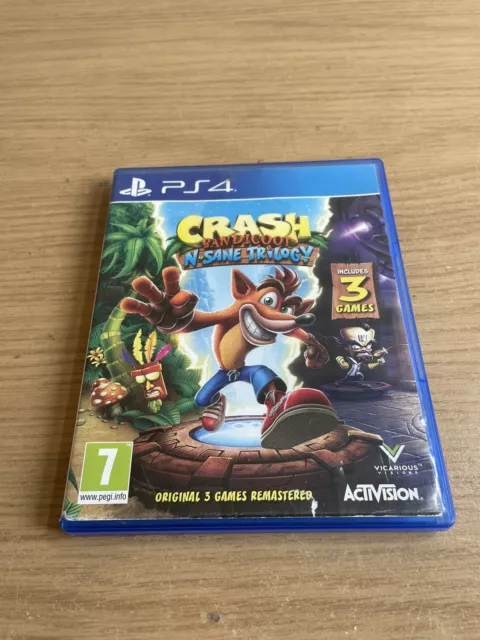 PlayStation 4 : Crash Bandicoot N.Sane Trilogy (PS4) Video Games