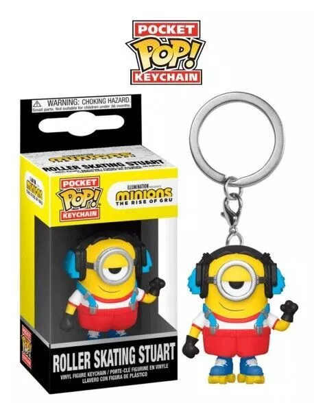 Pocket Pop Roller Skating Stuart Minions Porte-clés Funko